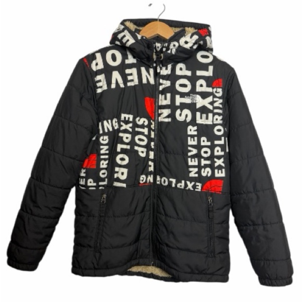 The North Face Boys Puffer Never stop exploring Jacket Reversible Sherpa XLarge
